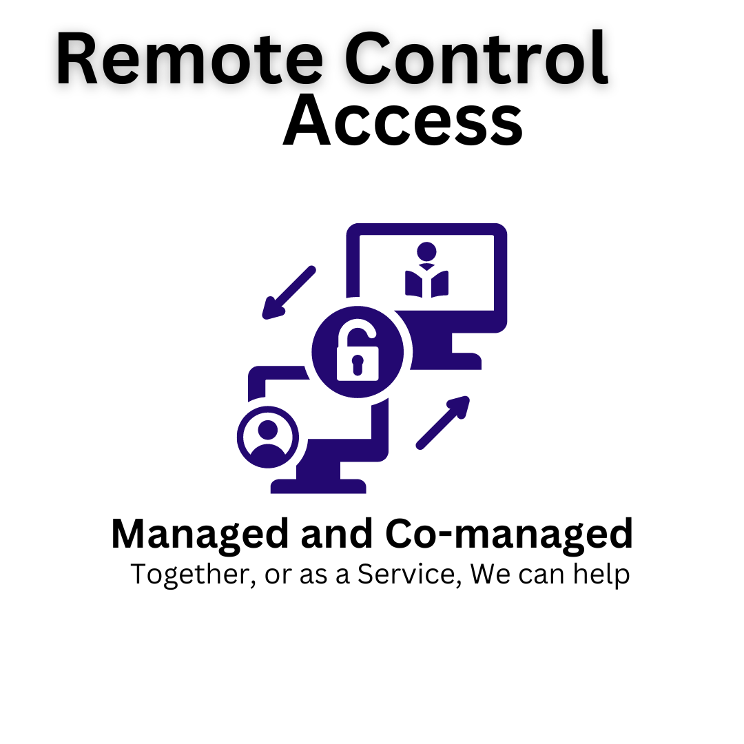 Remote access features photo for managed and co-managed IT services