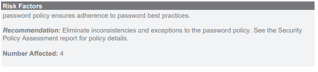 Password Health Assessment